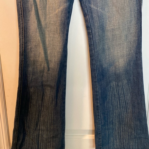 Buffalo Vintage Never Used Detailed Design Sexy Fit Pink Floral Inside Jeans - Picture 6 of 16